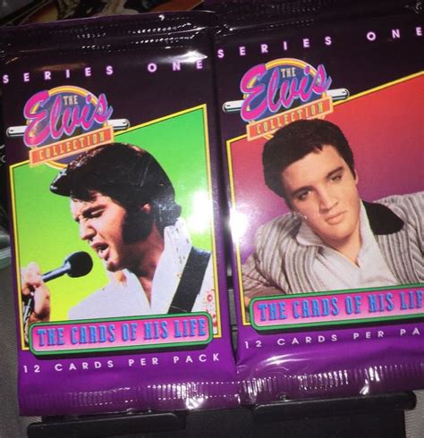 1992 Elvis Presley The Elvis Collection Series 1 Trading Cards 2 Pack