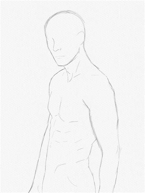 Full Body Male Drawing Base Body Base Sketch By Vocalist Redspade On