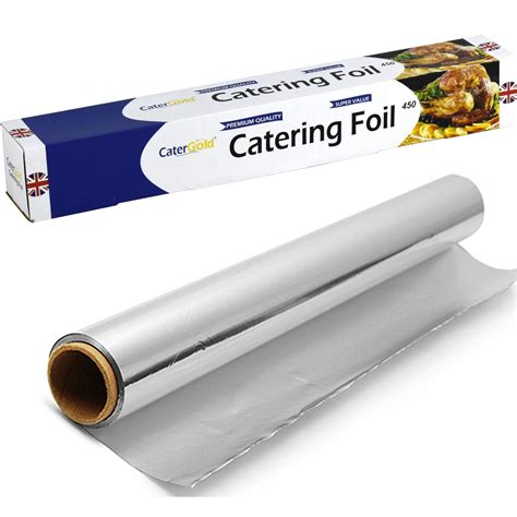 Aluminium Kitchen Catering Foil 450mm X 60m Wrapping Baking Tin Foil Ebay
