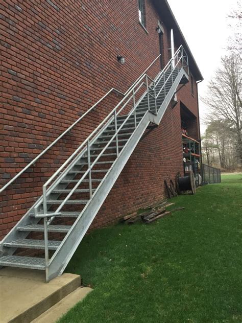 See more ideas about staircase design, staircase, stairs. Steel Stairs and Railings - Industrial Services Enterprises - Structural Steel Fabrication and ...
