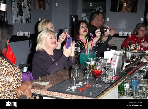 Vh1 Mobwives Star Big Ang Hosts The Bottomz Up Best New York City Bartender Contest At Bottomz