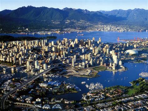 World Visits Vancouver Skyline Attraction City Of British Columbia Canada