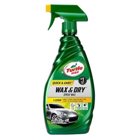 TURTLE WAX 26 Oz 1 Step Wax And Dry Cleaners T9 The Home Depot