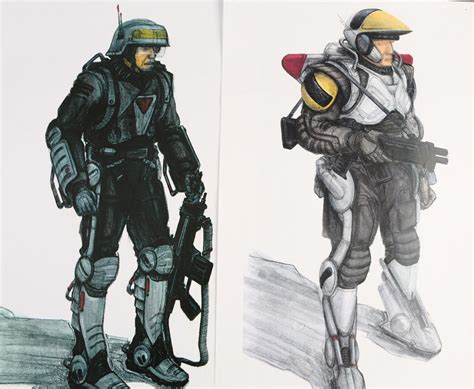 Concept Art For Starship Troopers 1997 By Chris Hayes Phil Tippett