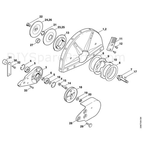 Stihl Ts 400 Disc Cutter Ts400 Parts Diagram K Support With Guard