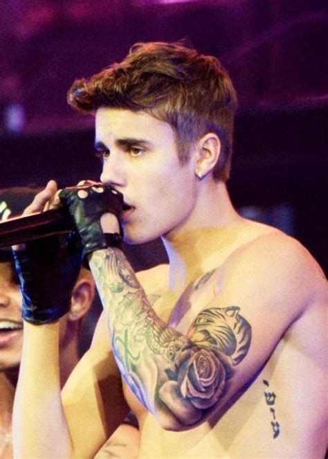 Justin Biebers Sleeve Tattoos Justin Bieber