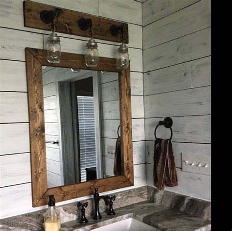 Diy Rustic Farmhouse Mirror A Unique Addition To Your Home Decor