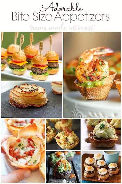 Bite Size Appetizers For Parties Home Made Interest