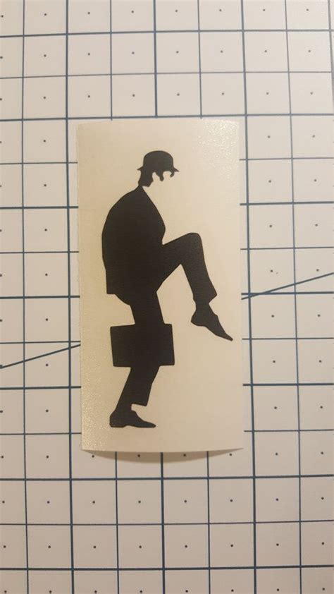 Monty Python Flying Circus Decal Ministry Of Silly Walks Etsy Monty