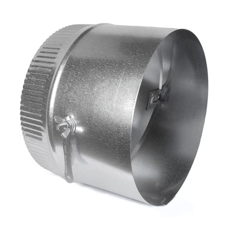 Buy 8 In Hvac Duct Manual Volume Damper With Sleeve Galvanized Sheet
