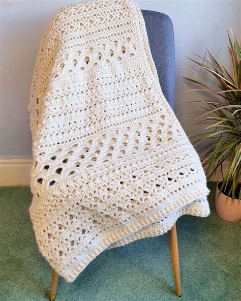 Textured Crochet Throw Blanket The Stitch Foundry