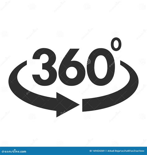 Angle 360 Degree Vector Symbol Stock Vector Illustration Of Object