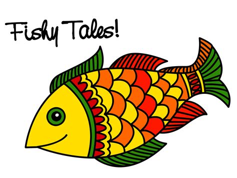 Fishy Tales! madhubani motif - hand drawn and digitally ...