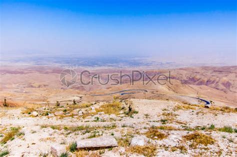 The Promised Land From Mount Nebo Jordan Stock Photo Crushpixel