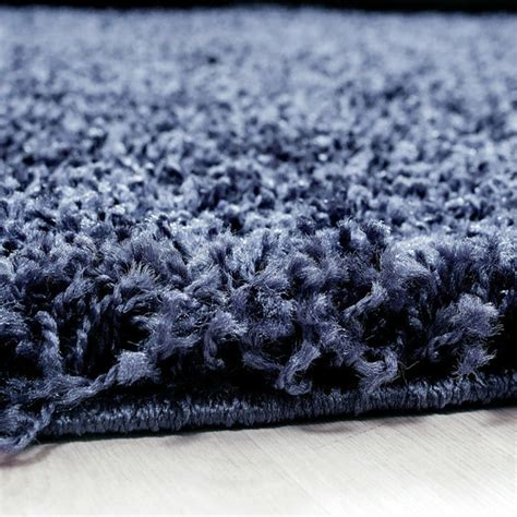 Navy Blue Fluffy Shaggy Plain Rugs Dropshipping Wholesale Of Rugs