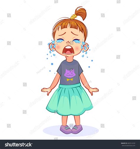 2240 Girl Crying Clipart Images Stock Photos And Vectors Shutterstock