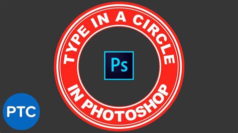 How To Type In A Circle In Photoshop Text In A Circular Path Tutorial
