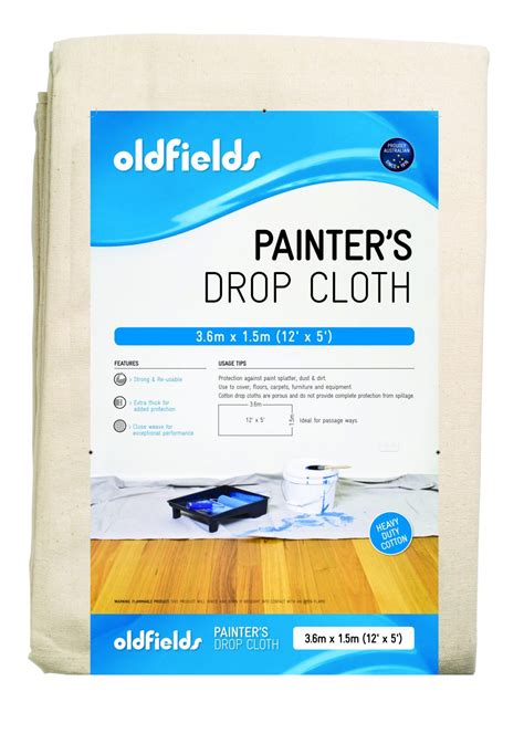 Oldfields Painters Drop Cloth 12 X 5 Ft Paint Equip