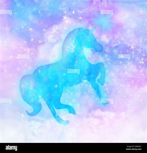 Cute Magic Unicorn Stock Photo Alamy