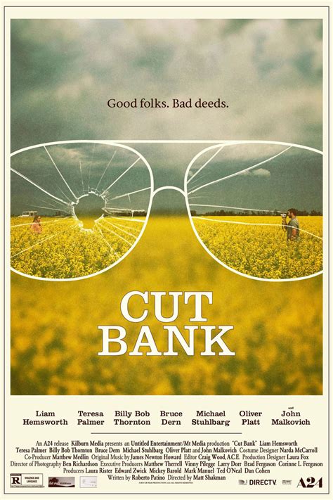 If you were to see the movie playing silently on a tv in a bar, you'd wonder what it was and want to seek it out. Cut Bank DVD Release Date May 26, 2015