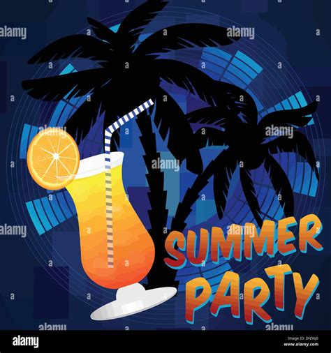 Beach Summer Party Background Stock Vector Image And Art Alamy
