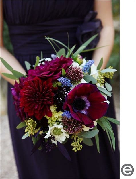 Top selected products and reviews. Love This Greenery Bouquet with Burgundy | Dahlias wedding ...