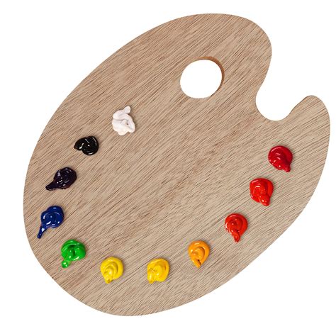 Buy U S Art Supply X Extra Large Wooden Oval Shaped Artist Painting Palette With
