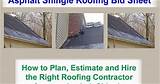 Roofing Shingle Estimator Pictures
