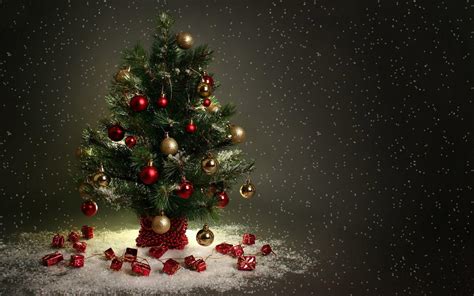 Christmas Tree Computer Wallpapers Wallpaper Cave