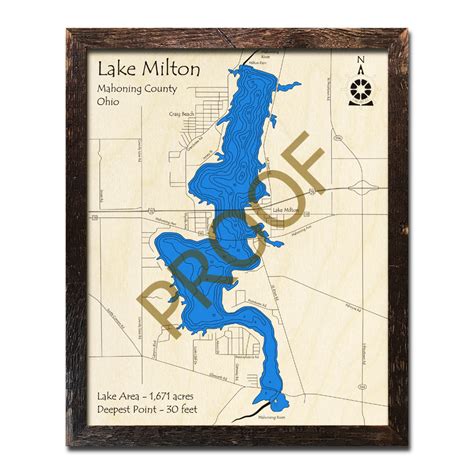 Lake Milton Ohio Map Oconto County Plat Map