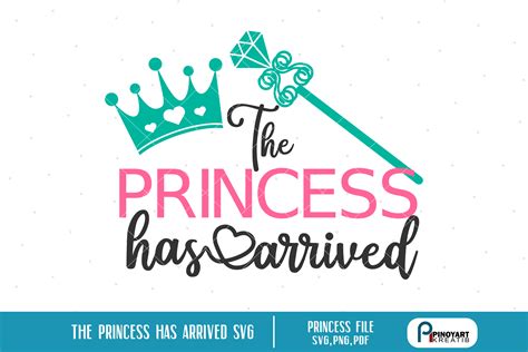 princess svg, princess svg file, princess has arrived svg ...