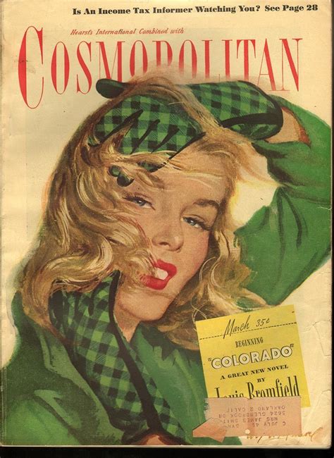 Cosmopolitan March 1947 Ephemera Forever Vintage Illustration