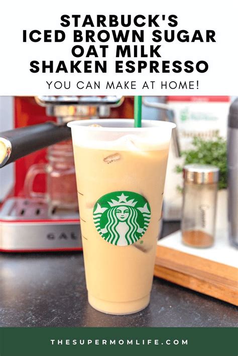 Starbucks Iced Brown Sugar Oatmilk Shaken Espresso Copycat Recipe