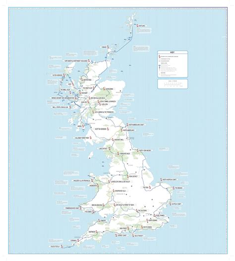 Explore Britains Top Adventure Locations — Marvellous Maps
