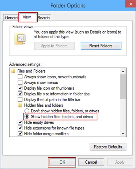 How To Show Hidden Files And Folders In Windows 10