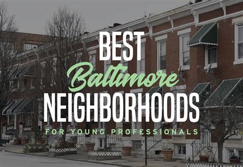 Best Baltimore Neighborhoods For Young Professionals Cheap Movers