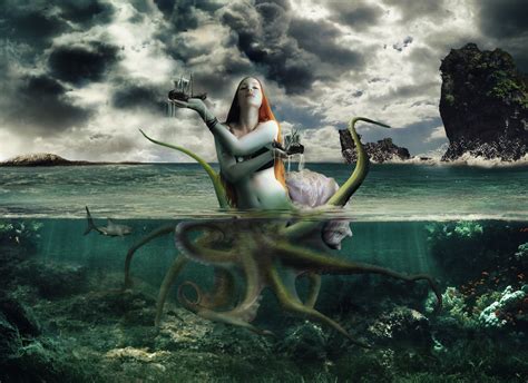 Wallpaper 2480x1800 Px Beings Fantasy Girls Wallpapers Mermaid Sea Supernatural