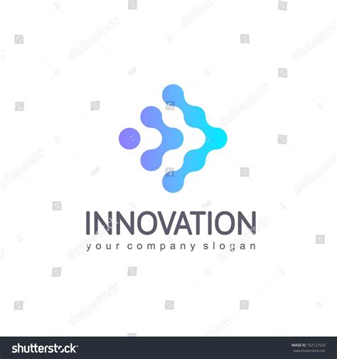 Vector Logo Design Template For Business Innovation Sign Ad