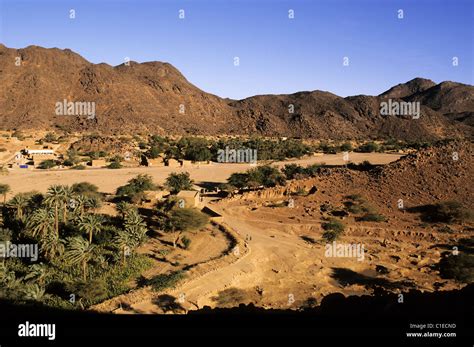 Niger Sahara The Oasis Of Timia In The Mountainous Massif Of Air