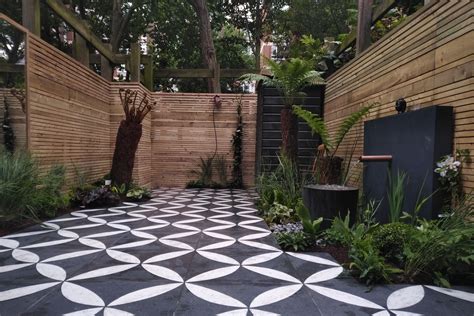 Garden Builders Modern Courtyard Anewgarden Design Cat Howard Outdoor