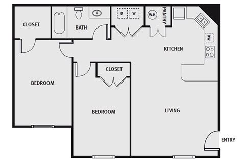 Country style house plan 2 beds 1 baths 900 sqft plan 18 1027 800 square foot. Image result for 800 Square Feet Floor Plans | floor plans ...