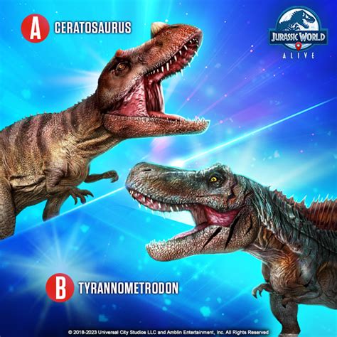 Jurassic World Alive On Twitter Only One Spot Left On Your Roster Let Us Know Which Unique