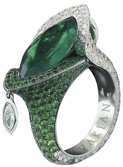 Jewelry Rings Avakian Garde Avant Emerald Diamond