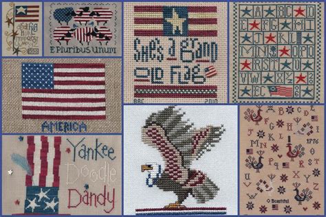 Mini cross stitches can be added to any project such as pillow ca. Garden Grumbles and Cross Stitch Fumbles: July Blog Header ...