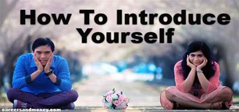 How To Introduce Yourself