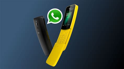 Nokia 8110 4g Feature Phone Gets Whatsapp Support In India
