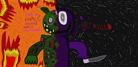 Michael Afton And Springtrap Bloody Trouble By Nicefriendfromnorth