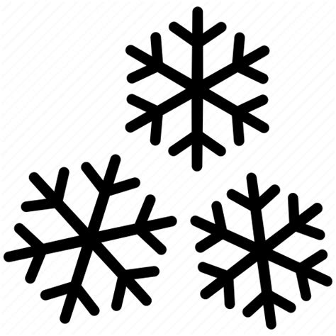 Snow, snowfall, snowflake, snowflakes, winter icon