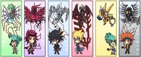 Yu Gi Oh 5ds Each Of The Signer Dragons Yugioh Anime Art Anime