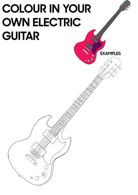 Download School Of Rock Inspired Colouring | Leyland Festival